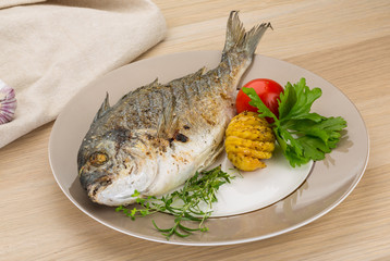 Grilled dorado