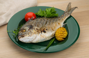 Grilled dorado