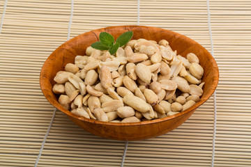 Peanut in the bowl