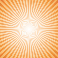 Obraz premium orange and white color burst background. Vector illustration