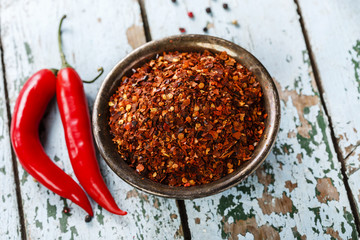 red hot dry pepper spice