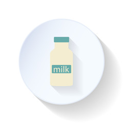 Milk flat icon