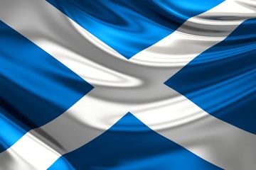 Flag of Scotland. Saint Andrew's Cross.