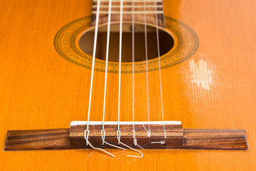Obraz premium Detail of a guitar