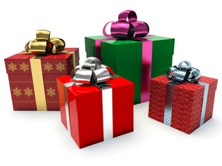 Obraz premium Gift boxes.