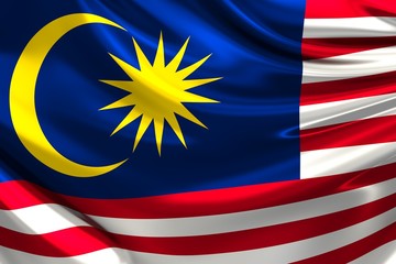 Flag of Malaysia.
