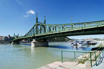 Szabadság hid - Liberty bridge in Budapest, Hungary