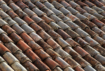 Weathered Tiled Roof