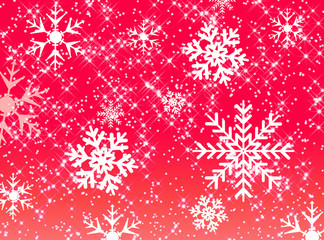 Naklejka na ściany i meble Stars and snowflake pattern