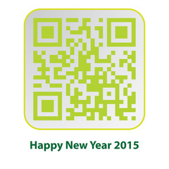 QR Code Happy New Year 2015