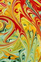 Mixed paint background