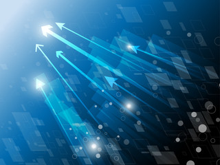 Arrow Up Abstract Background