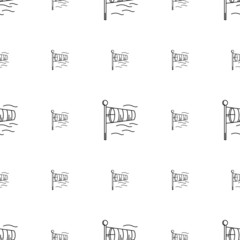 Vector background for windsock