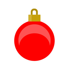 Christmas red ornament