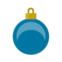 Christmas blue ornament