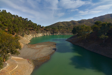 Obraz premium El Agujero Reservoir