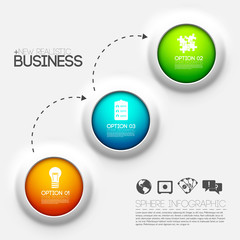business infographic design background concept. vector illustrat
