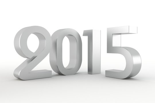 2015 new year metalic