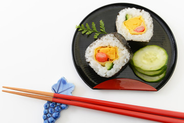 美味しそうな巻き寿司