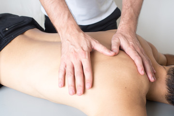 Fototapeta premium Rückenmassage