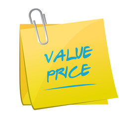 value price memo post illustration