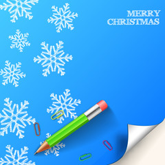 Merry christmas and happy new year background concept. Vector il