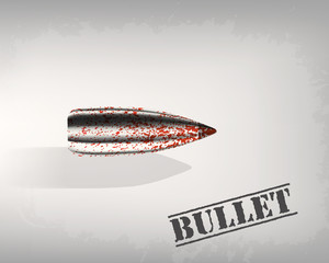 bullet background concept. illustration