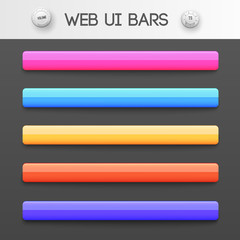 Obraz premium web interface ui elements. Vector illustration