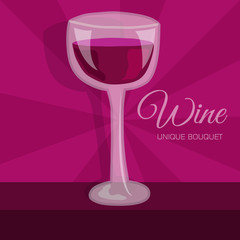 colorful wine vector illustration background concept