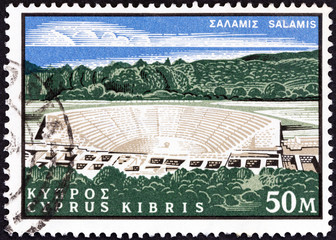 Ancient theatre, Salamis (Cyprus 1964)