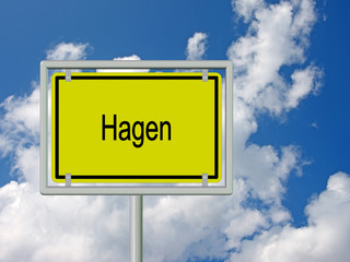 Hagen - Ortsschild