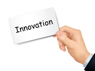 innovation card in hand