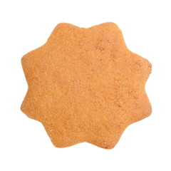 Gingerbread isolated on white background