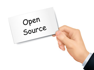 open source card in hand