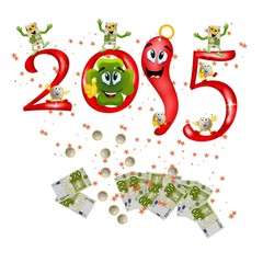 Naklejka premium 2015 fortuna doppia