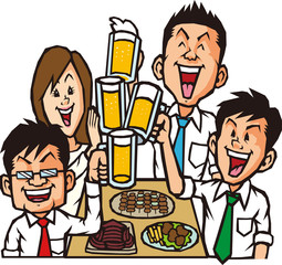 飲み会 © hiro_koubou