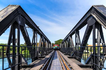 Foto op Plexiglas bridge of the river kwai ,kanchanaburi province, thailand © Soonthorn