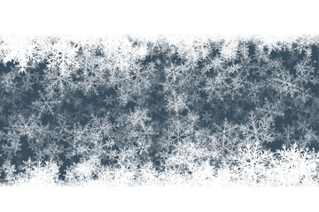 Vector Snowflake Winter Background