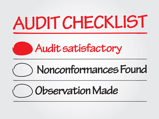 Hand drawn Audit checklist vector business concept