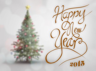 Composite image of happy new year message