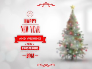 Composite image of happy new year message