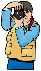 男性カメラマン