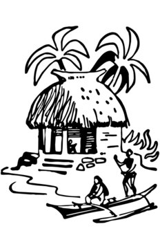 recommend clip art: Tiki Hut