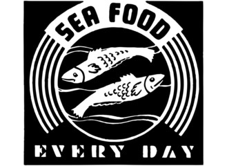 Obraz premium Seafood Every Day