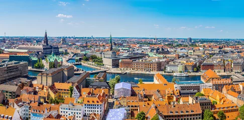 Foto op Plexiglas Scandinavië Copenhagen panorama