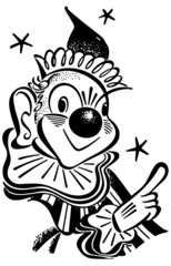 Pointing Clown