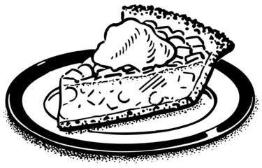 Piece Of Pie © RetroClipArt