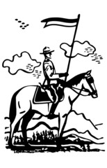 Mountie On Horseback
