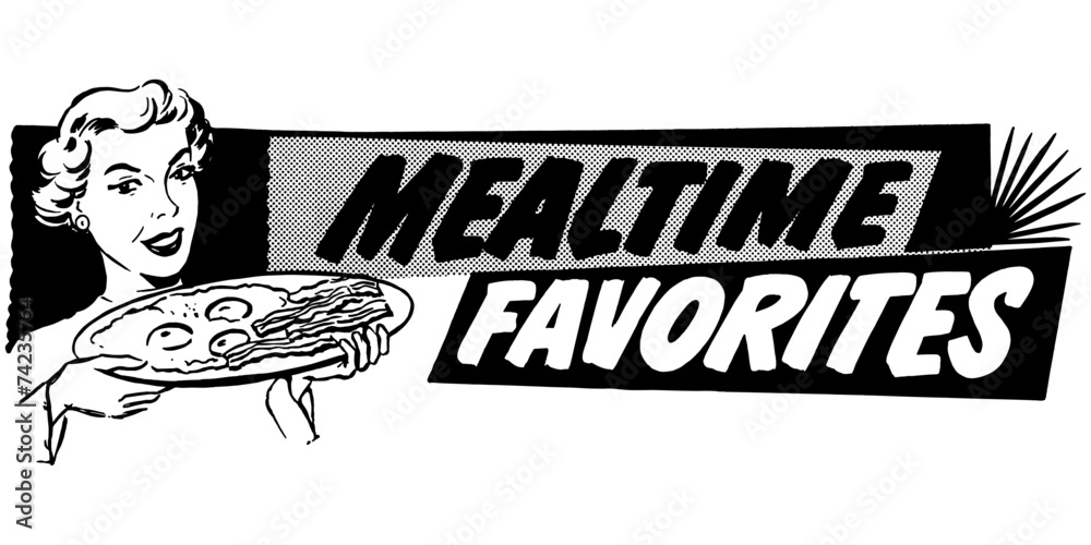 Wall mural Mealtime Favorites