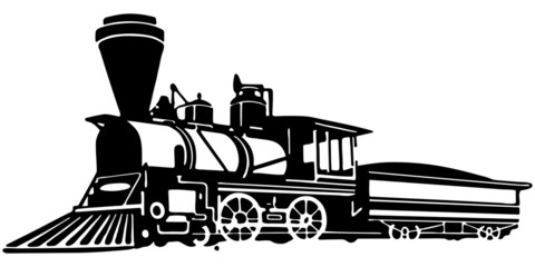 Locomotive © RetroClipArt